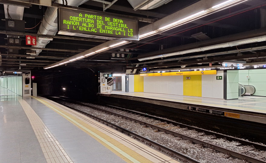 Metro Barcelona Maragall