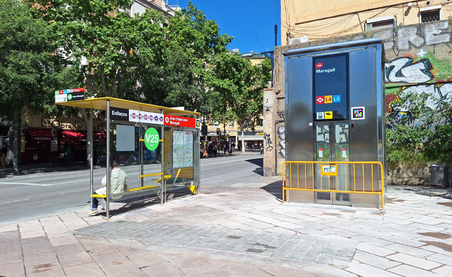 Metro Barcelona Maragall